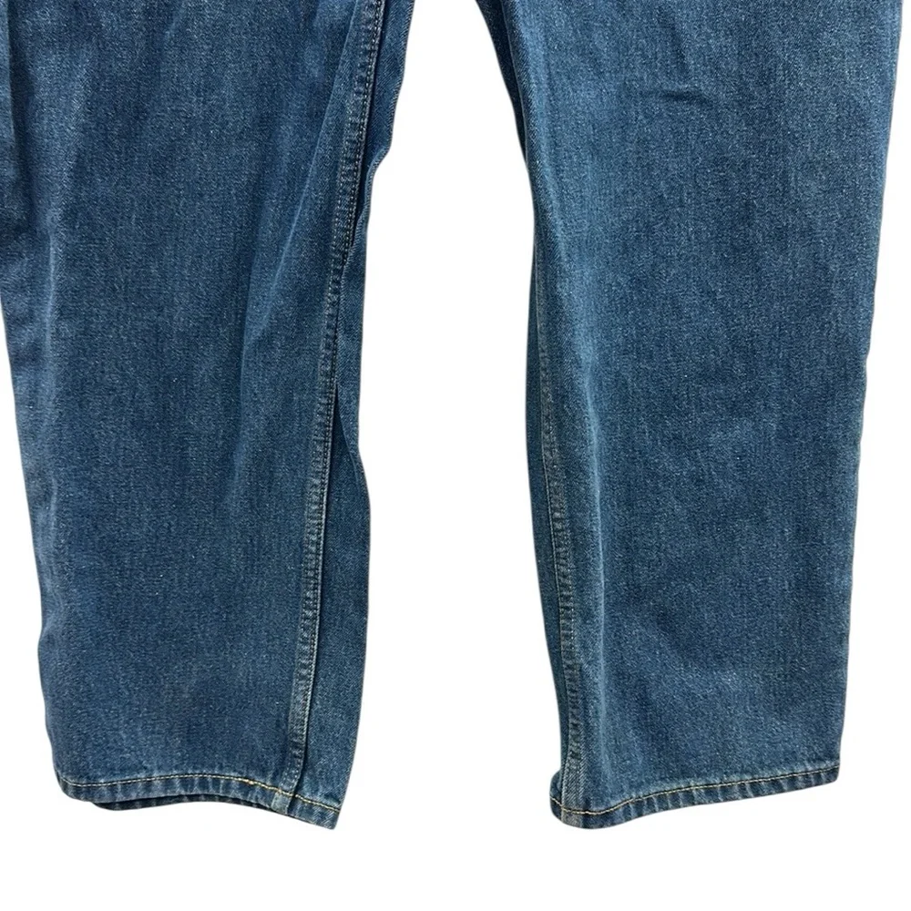Kirkland Signature Cotton Straight Leg Mens 42 Waist 32 Length Blue Jeans